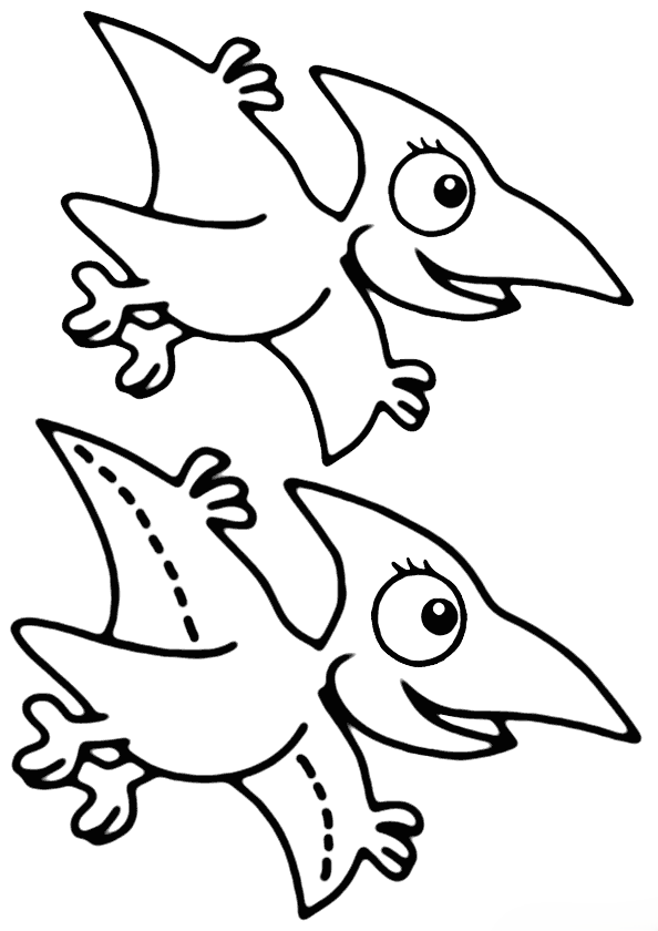 Dinozor Boyama Sayfasi Boyamavakti.Com 07