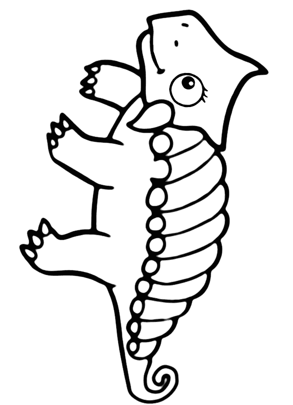Dinozor Boyama Sayfasi Boyamavakti.Com 08
