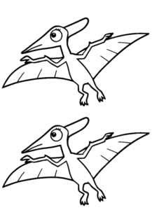 Dinozor Boyama Sayfasi Boyamavakti.Com 09