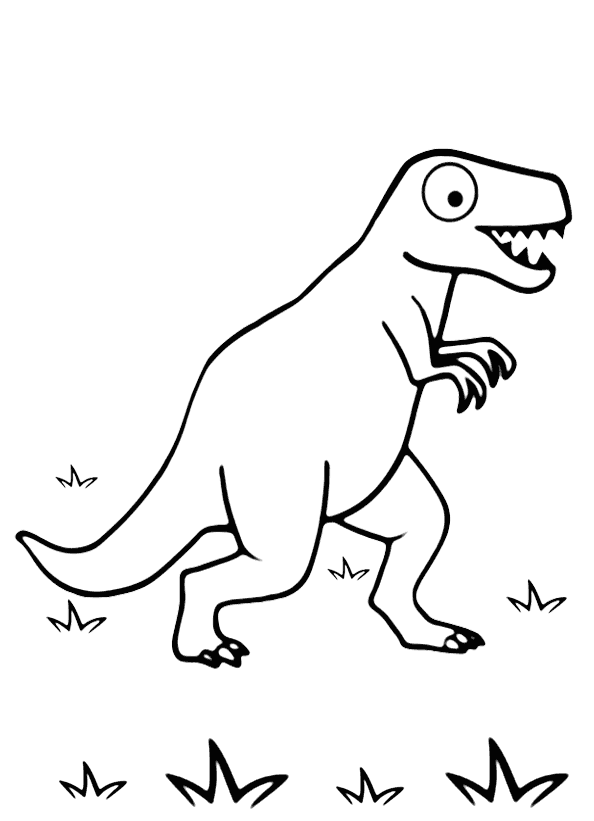 Dinozor Boyama Sayfasi Boyamavakti.Com 12