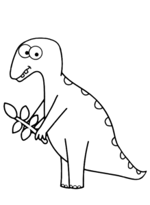 Dinozor Boyama Sayfasi Boyamavakti.Com 17