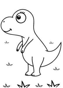Dinozor Boyama Sayfasi Boyamavakti.Com 18