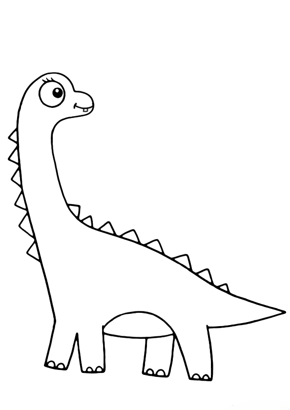 Dinozor Boyama Sayfasi Boyamavakti.Com 25