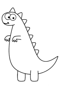 Dinozor Boyama Sayfasi Boyamavakti.Com 28