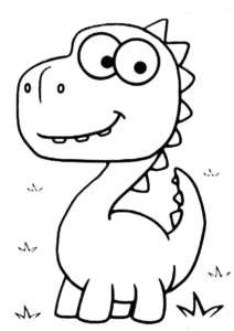 Dinozor Boyama Sayfasi Boyamavakti.Com 30