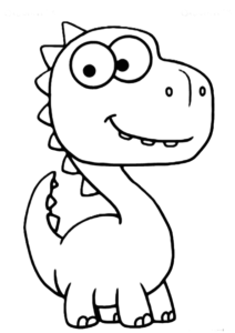 Dinozor Boyama Sayfasi Boyamavakti.Com 31