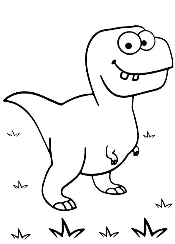 Dinozor Boyama Sayfasi Boyamavakti.Com 35