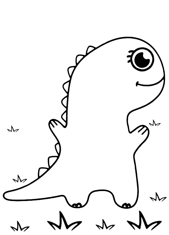 Dinozor Boyama Sayfasi Boyamavakti.Com 36