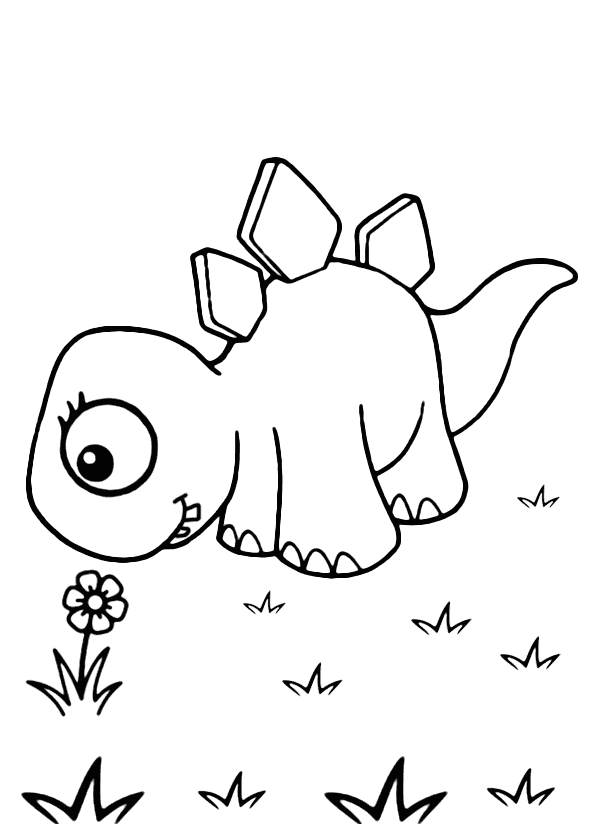 Dinozor Boyama Sayfasi Boyamavakti.Com 42