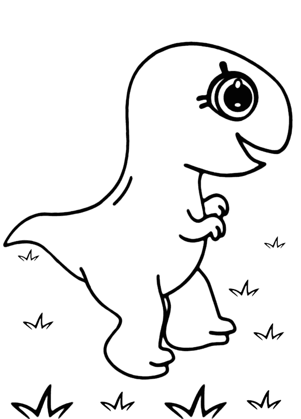 Dinozor Boyama Sayfasi Boyamavakti.Com 43