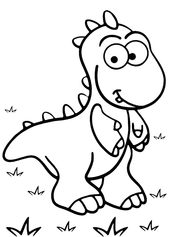 Dinozor Boyama Sayfasi Boyamavakti.Com 45