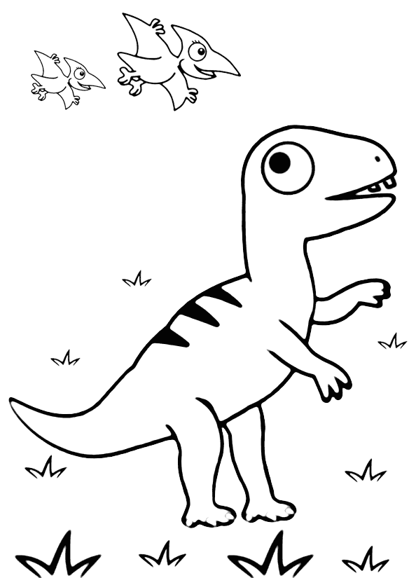 Dinozor Boyama Sayfasi Boyamavakti.Com 47