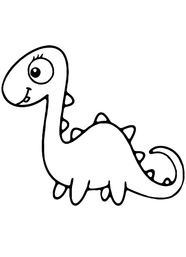 Dinozor Boyama Sayfasi Boyamavakti.Com 48