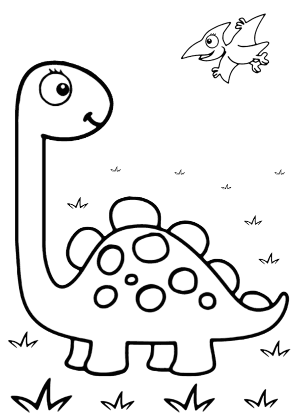 Dinozor Boyama Sayfasi Boyamavakti.Com 49