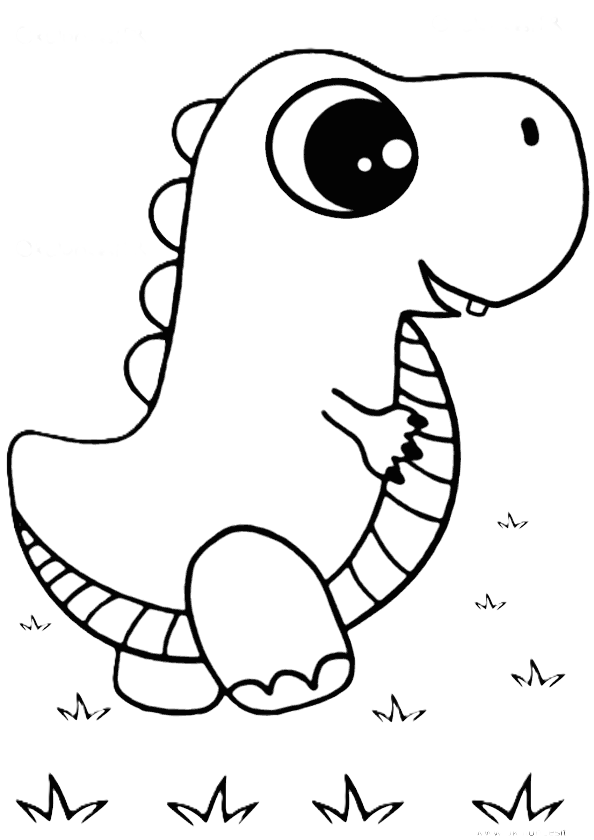 Dinozor Boyama Sayfasi Boyamavakti.Com 60