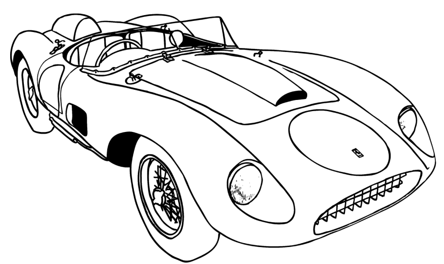 Ferrari 625 Trc Spyder Boyama Sayfası