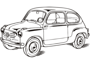 Fiat 600 Boyama Sayfası