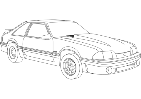 Ford Mustang Boyama Sayfası