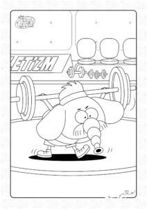 Halterci Fil Necati Boyama Sayfasi