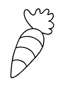 Havuç Boyama Sayfası Indir 2