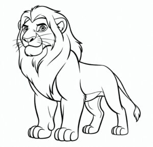 Kovu Aslan Kral Boyama Sayfası