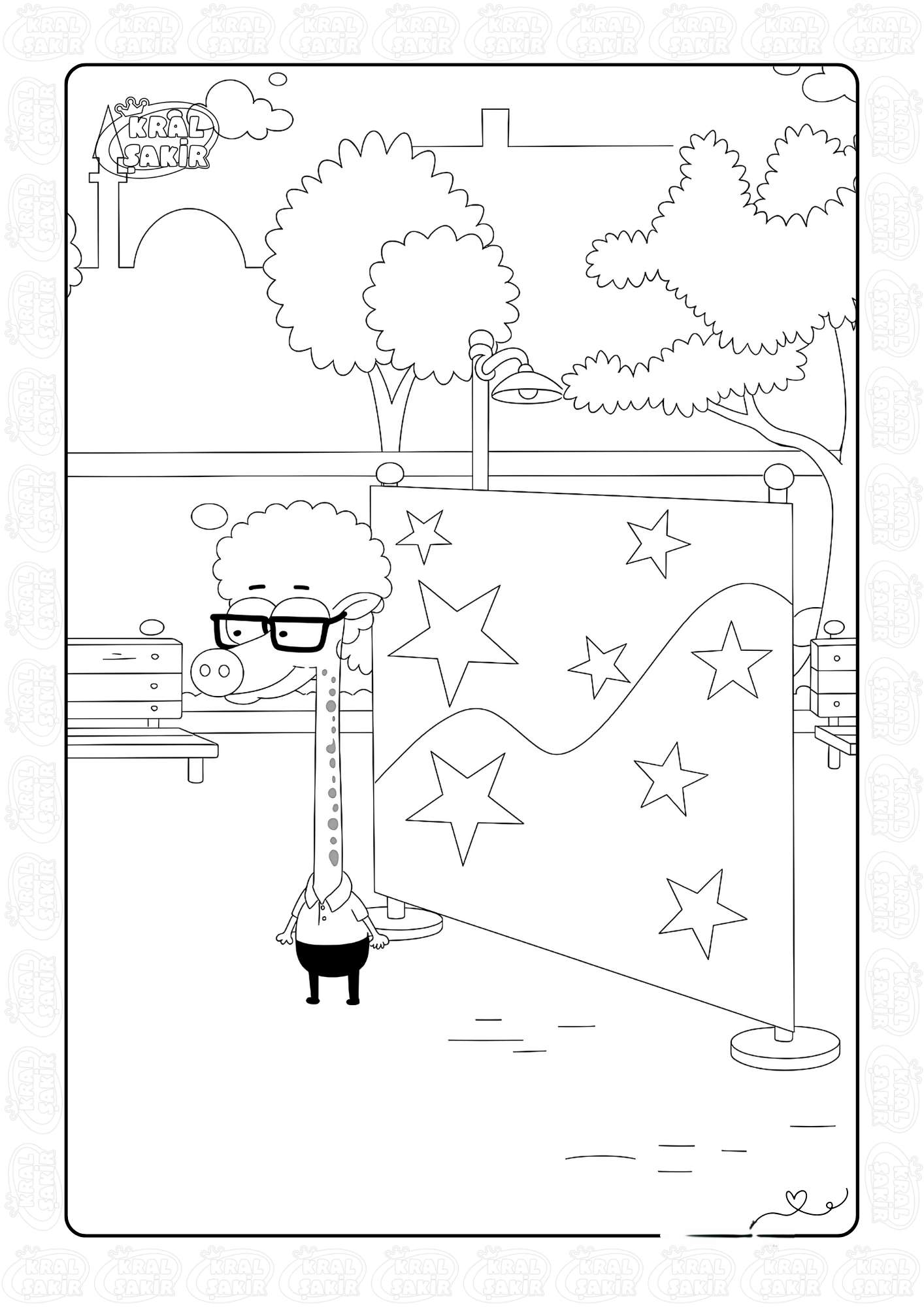 Kral Sakir Karakterleri Boyama Sayfasi 02