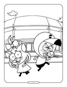 Kral Sakir Ve Canan Boyama Sayfasi