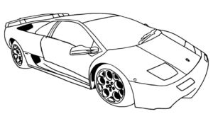 Lamborghini Diablo Boyama Sayfası