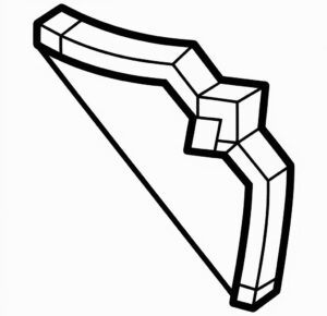 Minecraft Yayı Boyama Sayfası