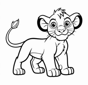 Orijinal Aslan Kral Boyama Sayfası