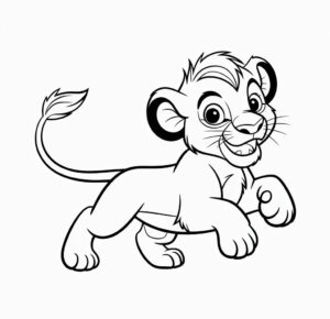 Simba Aslan Kral Boyama Sayfası