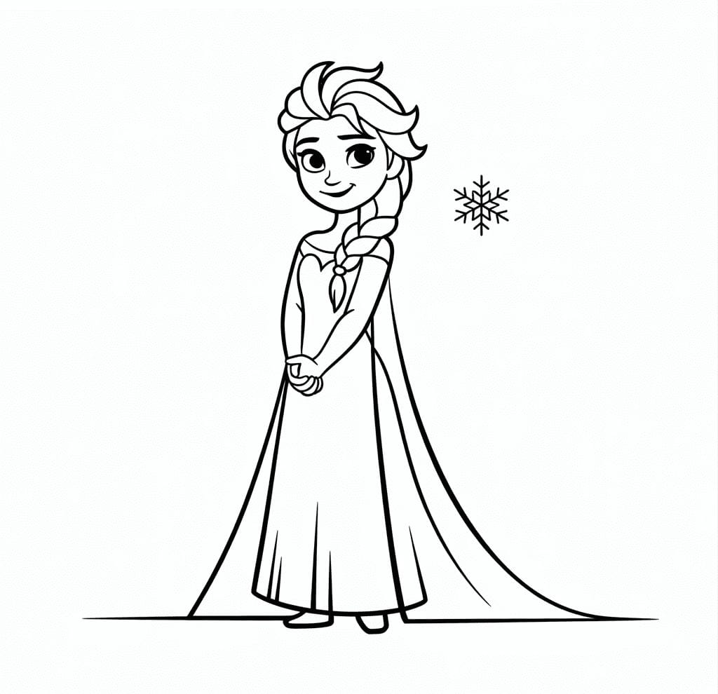 Elsa Boyama Sayfası