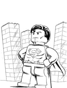 Süpermen Boyama Sayfası Indir 05