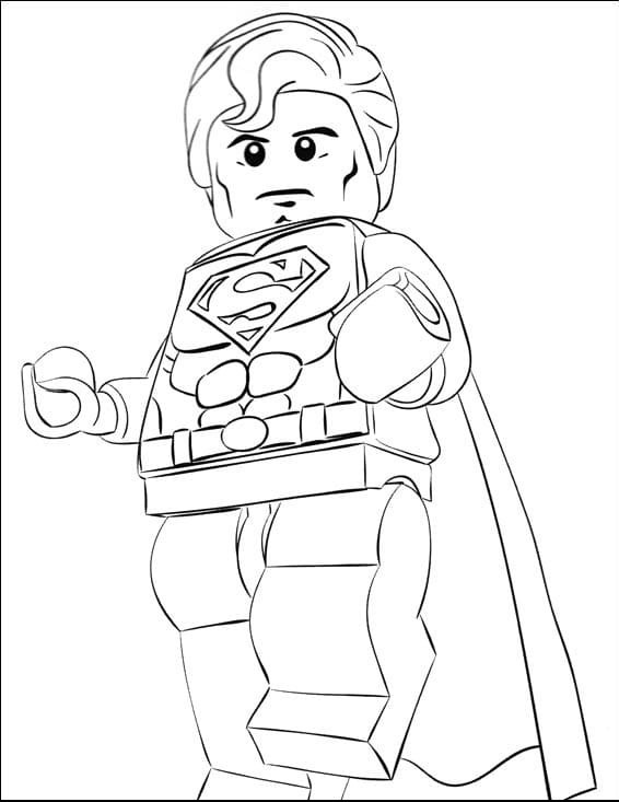 Süpermen Boyama Sayfası Indir 17