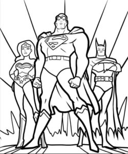 Süpermen Boyama Sayfası Indir 21