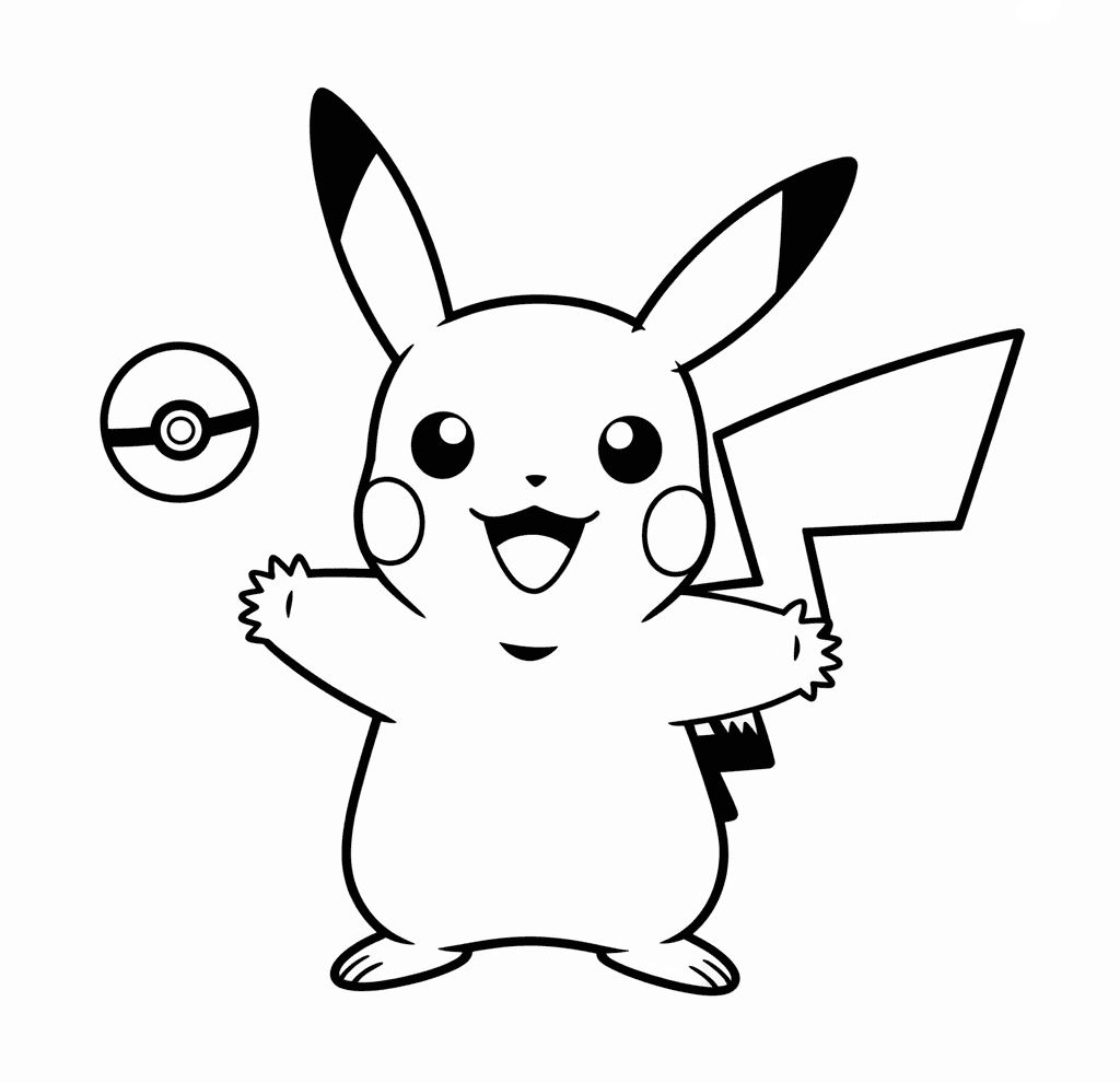 Temel Pokémon Boyama Sayfası