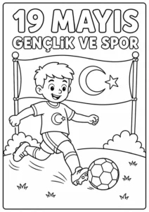 19 Mayis Boyama 02 Boyama Sayfası İndir