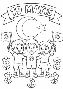 19 Mayis Boyama 05 Boyama Sayfası İndir