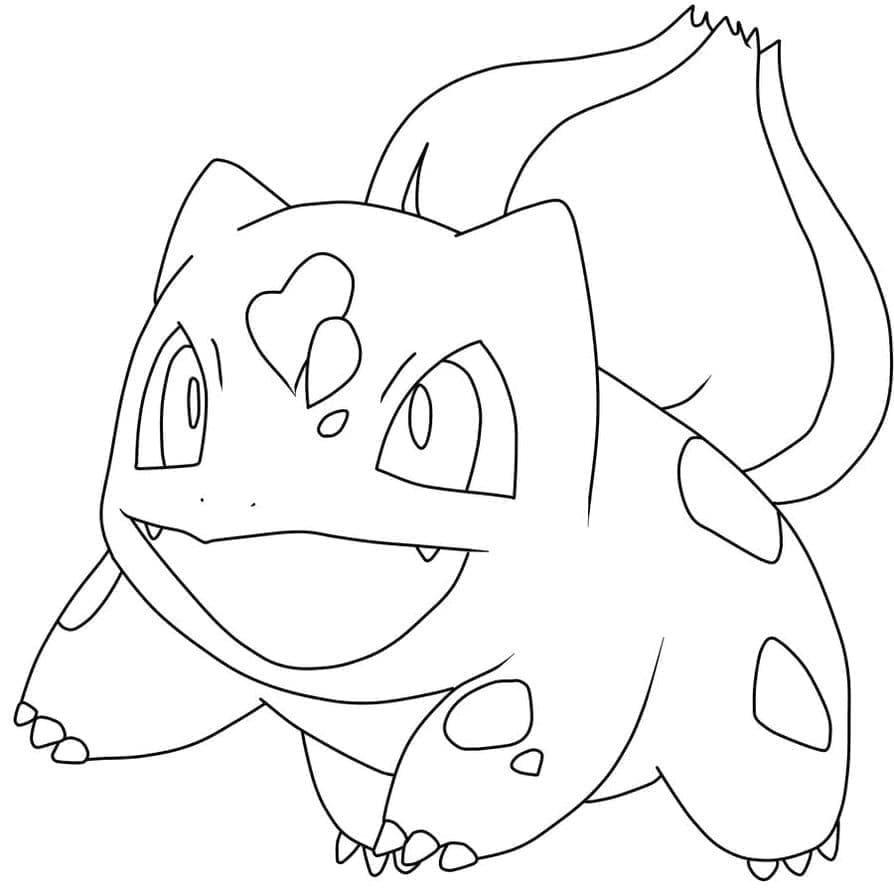 Bulbasaur Boyama Sayfası