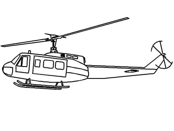 Helikopter Boyama Sayfası