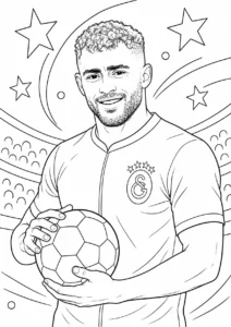 Barış Alper Yılmaz Galatasaray Portre Boyama Sayfası İndir