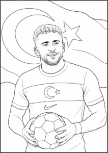 Barış Alper Yılmaz Milli Takım Portre Boyama Sayfası İndir
