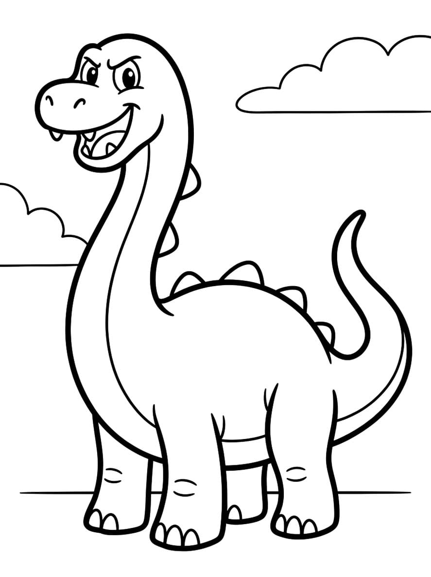 Brachiosaurus Boyama Sayfası