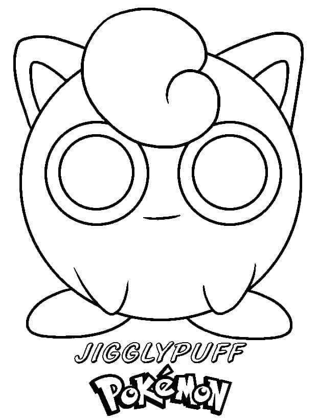 Jigglypuff Boyama Sayfası