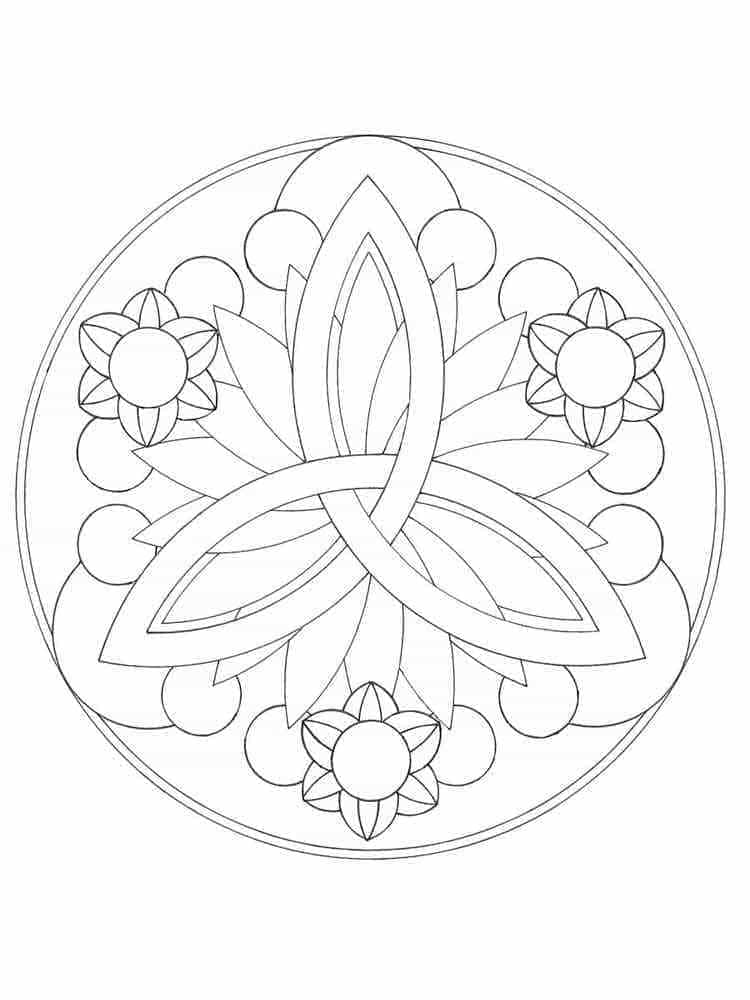 Mandala Boyama Sayfası