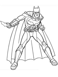 Batman Calisma Sayfası Boyama Sayfası İndir