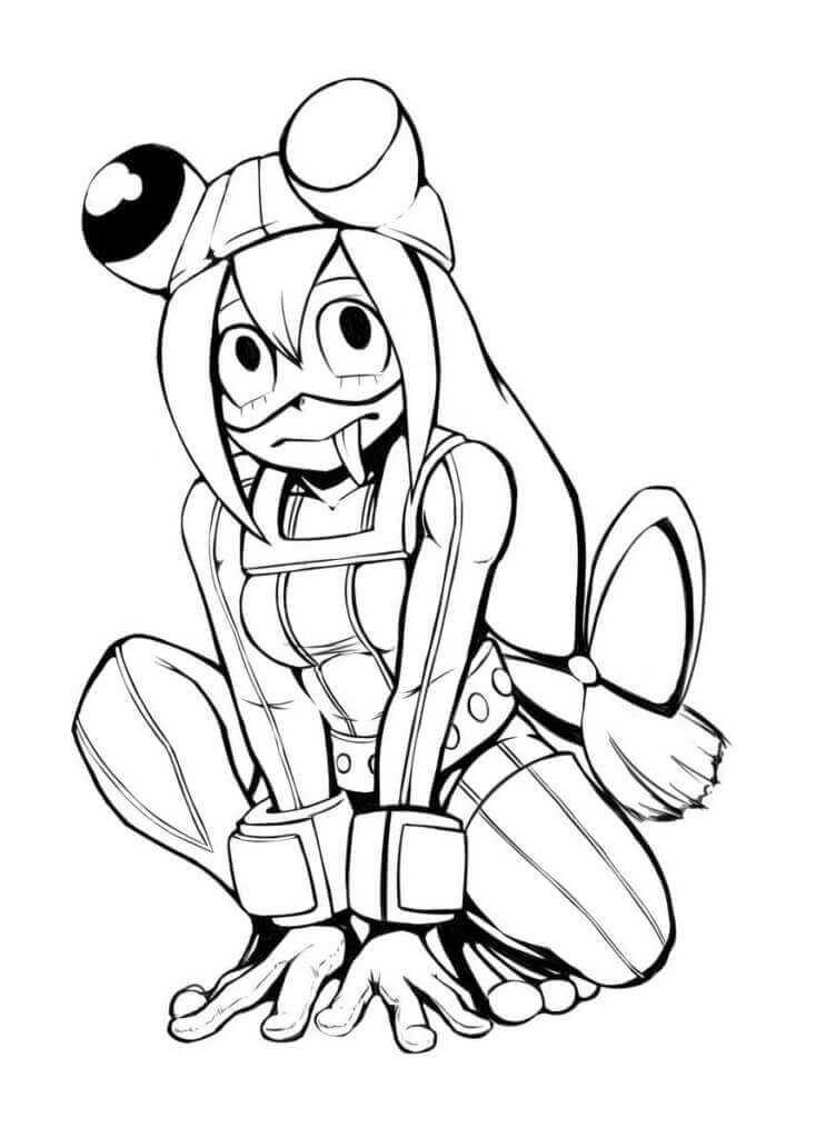 Tsuyu Asui Boyama Sayfası