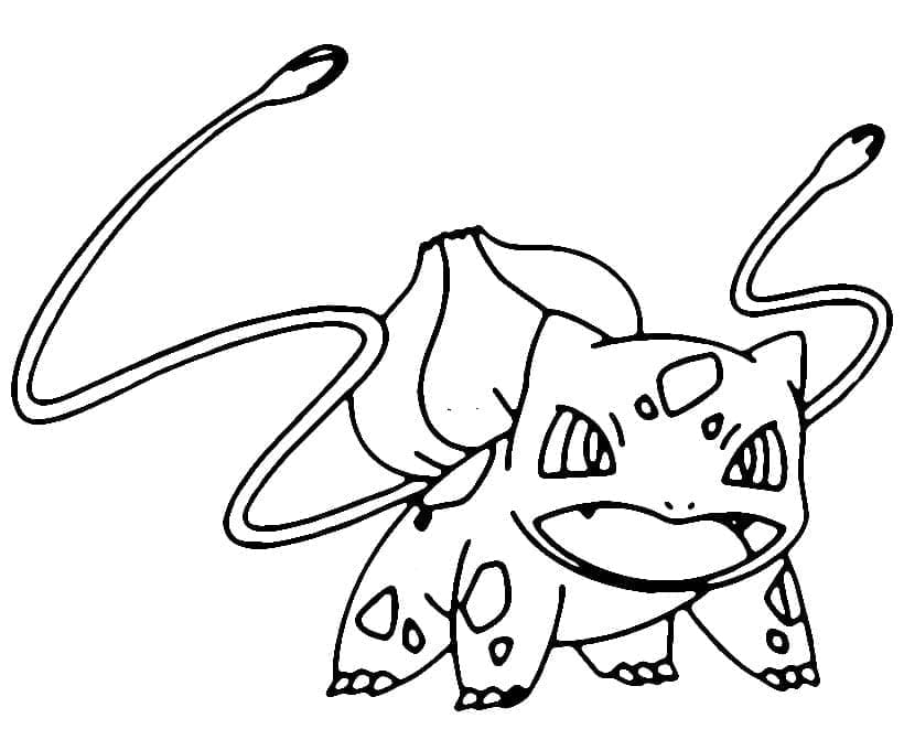Bulbasaur Boyama Sayfası