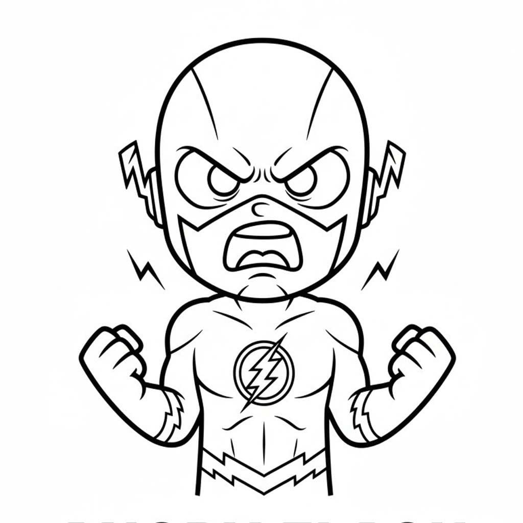 Flash Boyama Sayfası – Kızgın Süper Kahraman