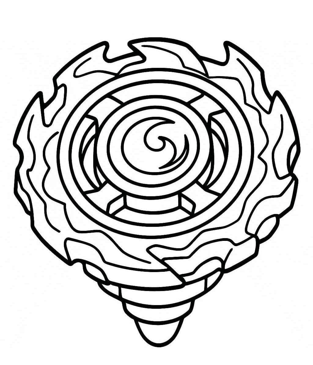 Beyblade Boyama Sayfası